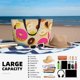 thumbnail image 5 of Easygdp Donuts Bolsa de Viaje de Playa de Gran Capacidad, Bolsa Tote Perfecta para la Playa, Escapadas de Fin de Semana y Viajes, 5 of 7