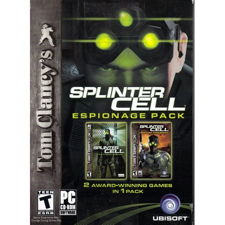 Splinter Cell ESPIONAGE PACK (Splinter Cell and Pandora Tomorrow PC (Best Splinter Cell Game Pc)