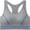 Gray, variant on Women's Sports Bra,Racerback Medium Impact Seamless Sports Bra for Women
