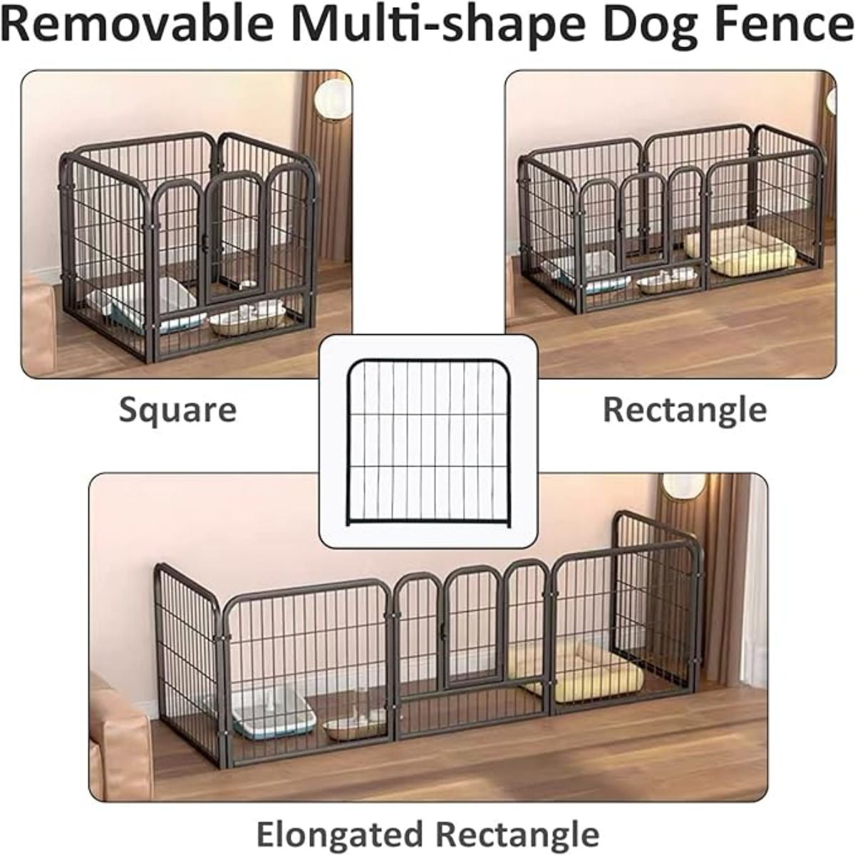 Aqwiopr Secure & Sturdy Dog Fence Playpen: Durable Outdoor Enclosure for Small Dogs