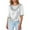 White, variant on LUOGENLI Female T-shirts for Womens New Fashionable Women's Design Satin Short Sleeved T Shirt Silk Three Quarter Sleeve Shirt with Inner Top Womens T-shirts Graphic Tees Valentines Black XXXL