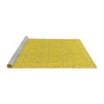 thumbnail image 2 of Ahgly Company Machine Washable Indoor Square Solid Yellow Modern Area Rugs, 8' Square, 2 of 4