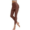 thumbnail image 3 of CAIXIA Women's Skirted Legging High Waisted Tennis Skirt Pants Set Pleated Skort Athletic Golf Clothes, 3 of 6
