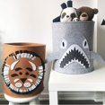 thumbnail image 4 of Large felt storage basket, 4 of 5