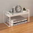 thumbnail image 4 of Étagère de Rangement de Bureau Organisateur de Bureau Blanc Chaud Style Simple, 4 of 10