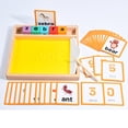 thumbnail image 4 of Decoration Educational Handwriting Sandbox Tray For Early Literacy Practice Fine Motor Skills Development Montessori Sand Writing Spelling Tray Early Literacy Learning Education Handwriting, 4 of 8