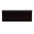 thumbnail image 7 of Tcbosik Entryway Wall Mounted Coat Rack with Steel Hooks and Storage Compartments, Home Organizer for Hallway, Mudroom, or Bedroom, Easy Assembly, 38.58"L x 7.87"W x 13.78"H, Espresso, 7 of 7