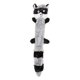 thumbnail image 1 of Dog Squeaky Raccoon Toys Bite Resistant Safe Plush Dog Teething Toys for Pet Supplies Gray, 1 of 4