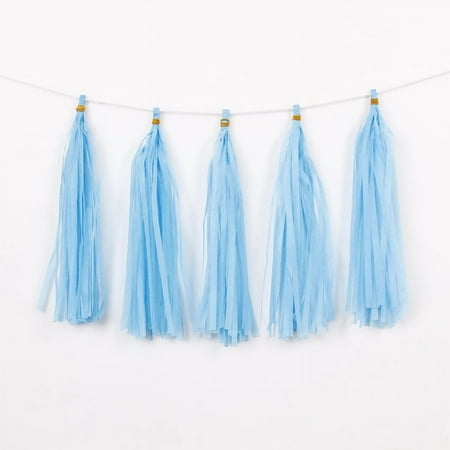 

6 Sets of Tissue Paper Tassels Paper Tassels Garland Banner Table Decor Party Tassels Banners