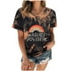 thumbnail image 1 of Puntoco camiseta de mujer camisetas divertidas lindas de manga corta camiseta Tie-Dye camiseta tops blusa regalo para mujer Puntoco Puntoco-1040, 1 of 6