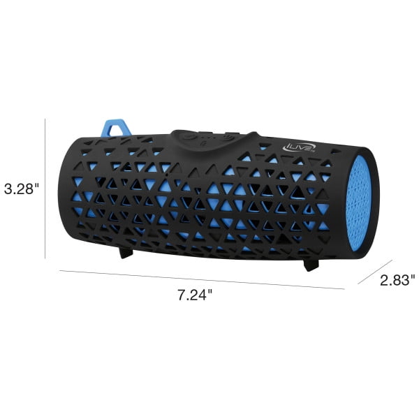 iLive Waterproof Portable Bluetooth Wireless Speaker, ISBW337BU