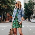 thumbnail image 4 of Fotbe Green Mosaic Glass Vestido de Verano sin Mangas para Mujer – Vestido Midi Línea A, Estilo Camiseta Floral, Vestido Playero Casual y Fluido, 4 of 7