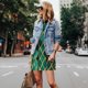 thumbnail image 4 of Easygdp Green Mosaic Glass para Vestido Transpirable de Mujer, Vestido Suelto de Manga Corta con Pliegues y Bolsillos para el Verano, 4 of 7