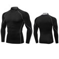thumbnail image 7 of YYDGH Men's Compression Shirts Long Sleeve Quick Dry Athletic Running T-Shirt Workout Sports Gym Baselayer Tops Dark Gray XXL, 7 of 7