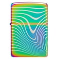 thumbnail image 2 of Zippo Wavy Pattern Design Multi Color Pocket Lighter, 2 of 6