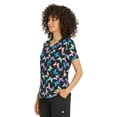 thumbnail image 2 of Scrubstar Women's Blissful Flutters V-Neck&nbsp;Scrub Top, 2 of 7