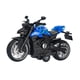 thumbnail image 5 of Juguete de motocicleta para niños, colección de juguetes de moto extraíble, aleación, resistente, simulación de modelo de motocicleta para regalos de Azul, 5 of 9