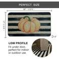 thumbnail image 3 of Pumpkin Door Mat Indoor Entrance Fall Outdoor Rug Doormat, Entry Area Rug Non-Slip Rubber Mat Low Profile Dirt Trapper - Autumn Pumpkin, 17x30 inch, 3 of 6