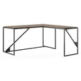thumbnail image 2 of Bush Furniture Refinery 62W L Shaped Industrial Desk with 37W Return in Rustic Gray, 2 of 9