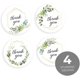 thumbnail image 3 of Pegatinas Autoadhesivas de Agradecimiento para Boda Diseño Floral Redondo 500 Unidades por Rollo Etiquetas para Envolver Regalos y Manualidades Ideales para Fiestas y Embalaje, 3 of 4