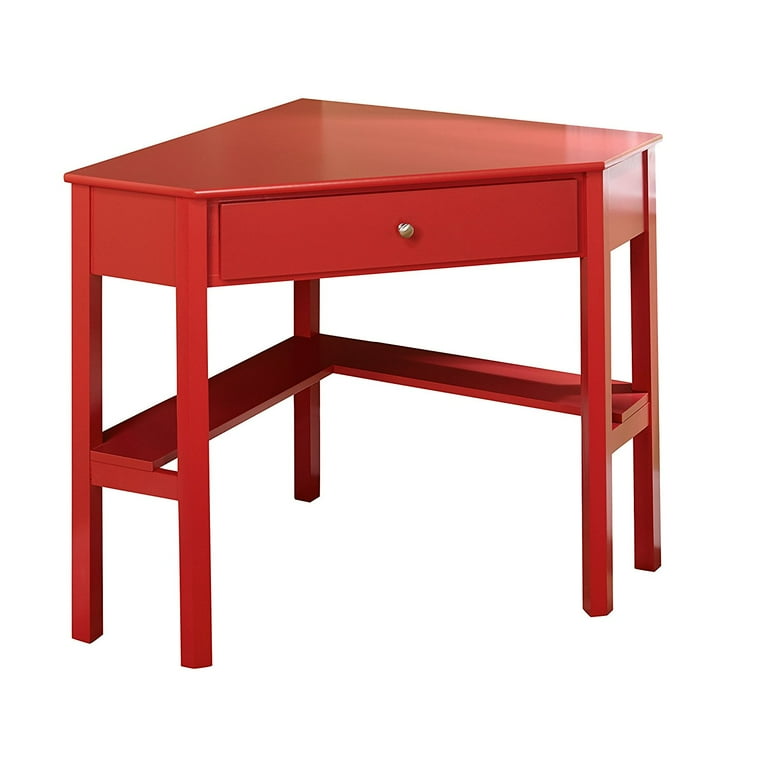 Ellen Corner Writing Desk, Watermelon - Walmart.com