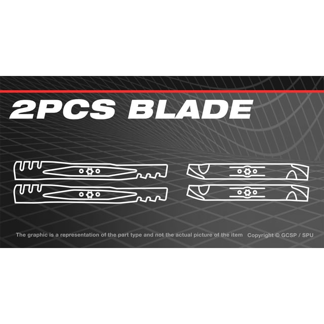 2PCS Blade For Toro 22210 22215 TurfMaster Lawn Mowers 30"