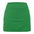 thumbnail image 6 of Jacenvly New Skirt Shorts for Women Loose Women's Color Mid-Waist Skirt Pants Sports Shorts Bottoming Skirt Pants Quick Drying Army Green, 6 of 6