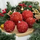 thumbnail image 5 of Adornos navideños de bolas de 10 cm, irrompibles, para árbol de Navidad, bodas, fiestas, vacaciones, 8 cm, 5 of 5