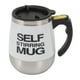 thumbnail image 5 of Taza Agitadora Automática para cafés, Acero Perezoso Eléctrico Con Revestimiento, Taza Agitora de Acero inoxidable, Agitadores CreateVos de Bebidas de 400ML, 5 of 7
