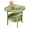 Green, variant on Ruanlalo 2-Tier Flower Shaped Side Table with Open Storage Shelf Multifunctional Nightstands Living Room Bedroom Office Sofa Couch Bedside Coffee Table
