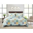thumbnail image 1 of Mainstays All in One Lightweight Quilt Set and Sheet Set -7 Piece, Full, Patchwork, 1 of 13