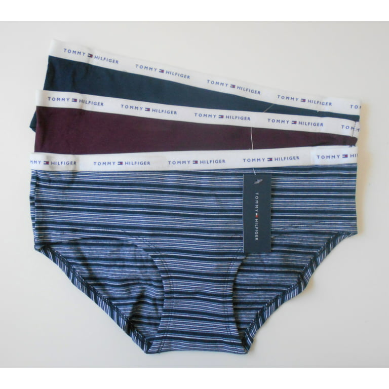 TOMMY HILFIGER UNDERWEAR WOMEN - HIPSTER PACK 3 - 721 LARGE - PANTIES  COTTON X3 