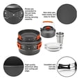 thumbnail image 4 of Camping Cookware Set for 2-3 People, Aluminum Outdoor Cooking Kit with Pot, Frying Pan, Kettle and Tableware for Camping Hiking Picnic, 4 of 7