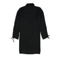 thumbnail image 2 of bar III Womens Ruched Tunic Blouse, Black, X-Large, 2 of 2
