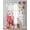 Green Grey Red, variant on Love Heart Valentines Day Sheer Curtains 63 Inch Length 2 Panels Set for Living Room/Bedroom, Botanical Eucalyptus Red Black Plaid Kitchen Curtains Grommet Curtains Window Treatments 42"x63"x2