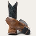 thumbnail image 6 of Men's Stetson Tobias Suede Boots Square Toe Handcrafted Brown, 6 of 7