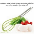 thumbnail image 3 of Kearding Gran oferta, 1 unidad, batidor de globo de acero inoxidable de 10 pulgadas, batidor Manual de huevos, batidor de cocina, utensilio para Negro, 3 of 6