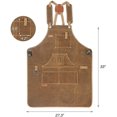 thumbnail image 2 of Woodworking Aprons For Men, Gift For Woodworker, With 9 Tool Pockets, 2 of 3