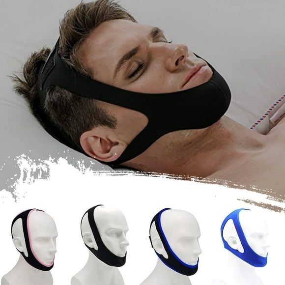 Anti Snore Chin Strap Stop Snoring Snore Belt Sleep Apnea Chin Support Straps For Woman Man Night Sleeping