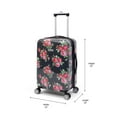 thumbnail image 5 of The Pioneer Woman Hardside Luggage 20 Inch Carry-on, Rose Garden, 5 of 7