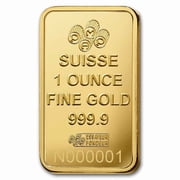 1 oz Gold Bar PAMP Suisse Lady Fortuna Veriscan(In Assay)