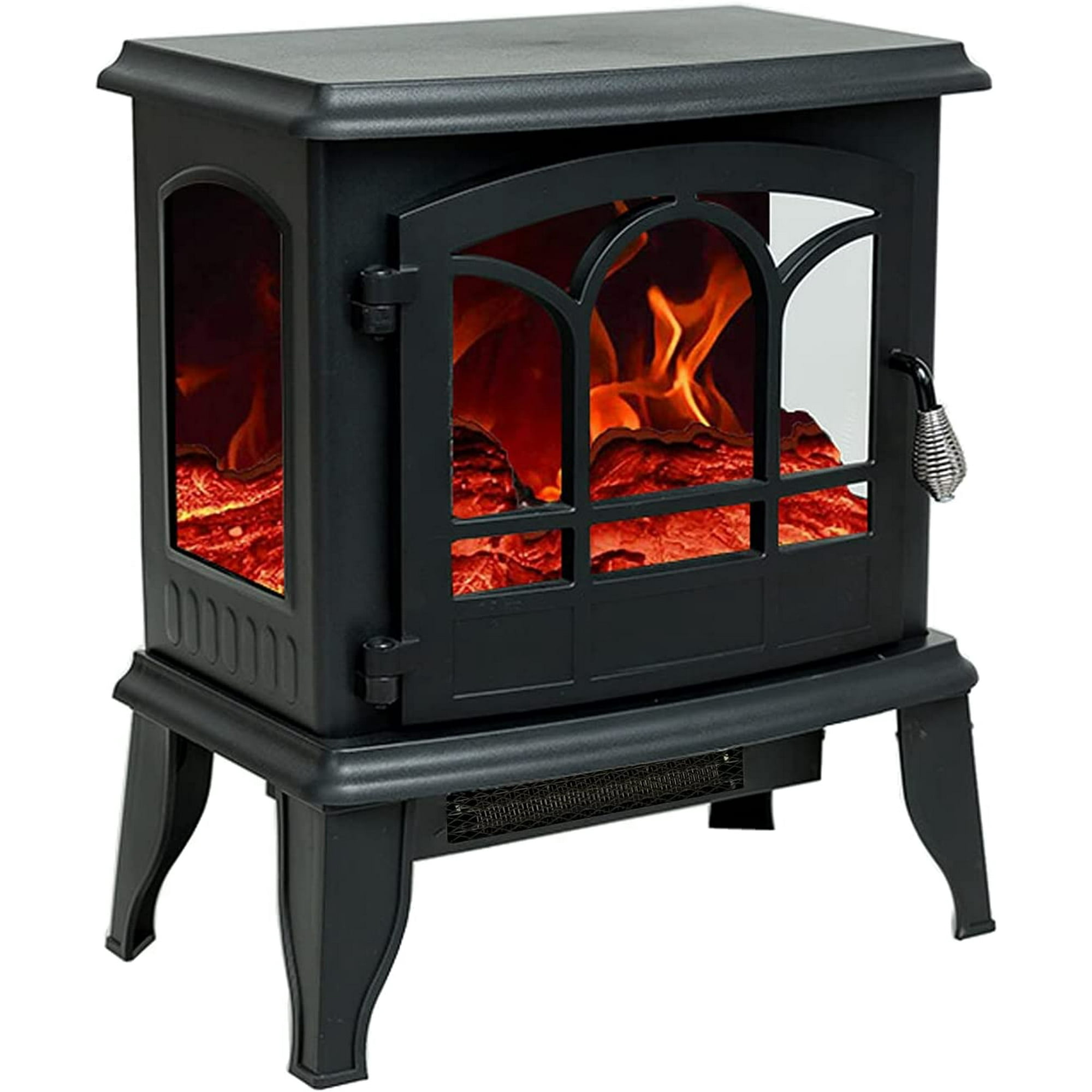 Fhs Electric Fireplace Stove 51cm Portable Freestanding Space Heater For Indoor Use