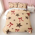 thumbnail image 2 of Erosebridal Leopard Bow Heart Print Quilt King for Girls, Cheetah Animal Spots Love King Coverlet Set, 3pcs 1 Bedspread and 2 Pillowcases, 2 of 7