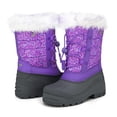 thumbnail image 3 of Kushyshoo Snow Boots Lined Waterproof Purple Winter Boot Little Kid Size 13, 3 of 7