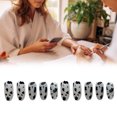thumbnail image 1 of Calcomanías De Uñas Falsas Con Estampado De Leopardo Negro Transparente Para Mujeres Parche De Uñas Calcomanías De Uñas Guardurnaity CE006813-00, 1 of 6