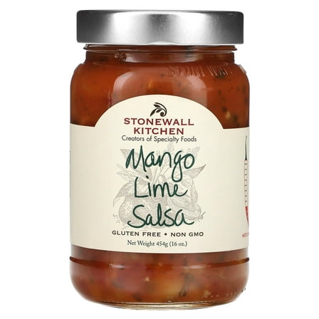 Stonewall Kitchen Mango Lime Salsa, 16 Ounce Jar