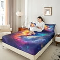 thumbnail image 4 of Castle Fairy Red Fire Phoenix Twin Sheet Sets for Child Teens,Animal Bedding, 4 of 7