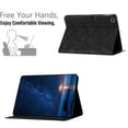 thumbnail image 4 of for Samsung Galaxy Tab S5e 10.5" 2019 SM-T720/SM-T725 Folio Flip Case, Embossed PU Leather Case with Smart Auto Wake / Sleep & Adjustable Stand (3 Anti-Slip Strips) with Card Slots, Black, 4 of 5