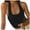 Black, variant on tarylea Going out Tank Top for Women Padded Open Back Halter Tops Sleeveless Crop Tops Casual Summer Cute Fitted Shirts
