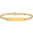 thumbnail image 3 of Sterling Silver Gold-Tone 6.5 Inch Hearts Children's Id Bracelet (Width 5.5) (Length 6.5) - Jbsp, 3 of 5